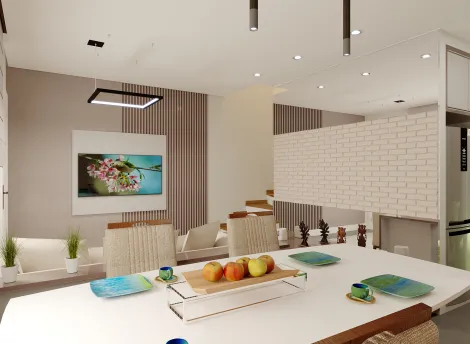imagem 2 - Casa sobrado - Eugenio de Melo - 02 dormitórios - 63,54m² imagem 2 - Casa sobrado - Eugenio de Melo - 02 dormitórios - 63,54m²