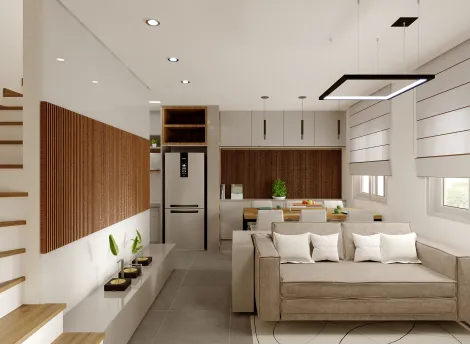 imagem 3 - Casa sobrado - Eugenio de Melo - 02 dormitórios - 63,54m² imagem 3 - Casa sobrado - Eugenio de Melo - 02 dormitórios - 63,54m²