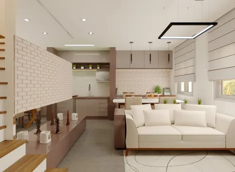imagem 4 - Casa sobrado - Eugenio de Melo - 02 dormitórios - 63,54m² imagem 4 - Casa sobrado - Eugenio de Melo - 02 dormitórios - 63,54m²