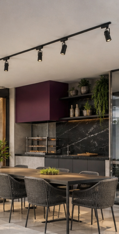 Espa�os com �rea Gourmet